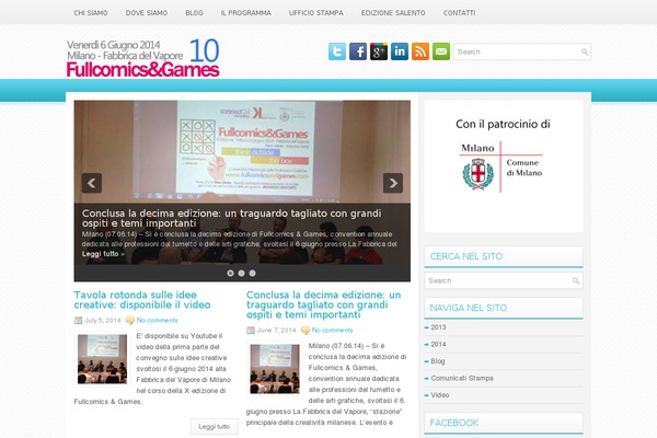 iMagazine theme site design template sample