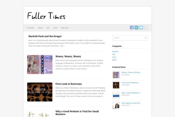 Fresh & Clean theme site design template sample