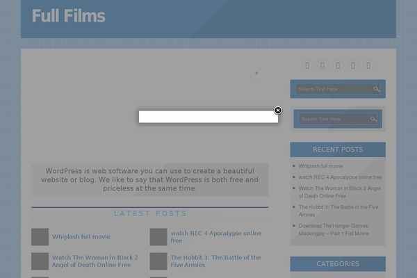 Videozoom theme site design template sample