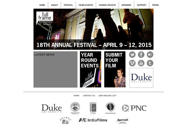 fullframefest.org site used Fullframe