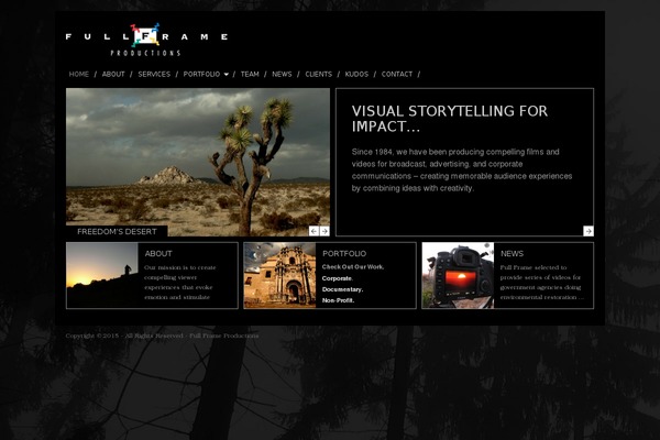Studio theme site design template sample