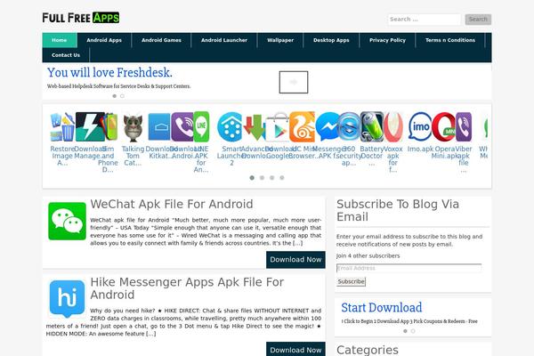 fullfreeapps.com site used Apps