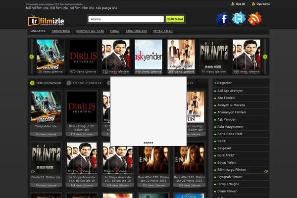 fullhdtekparcaizle.com site used Gridnext