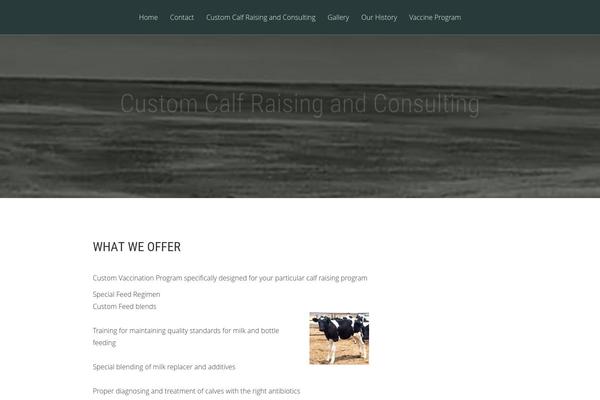 Vertex theme site design template sample