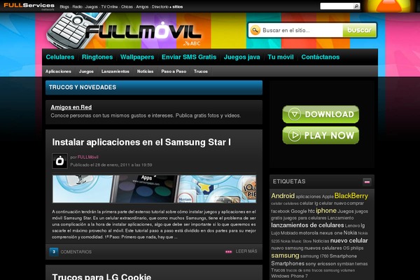 Elements theme site design template sample
