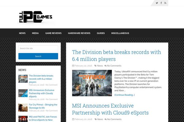 Site using Blog Manager Light plugin