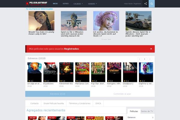 Grifus theme site design template sample