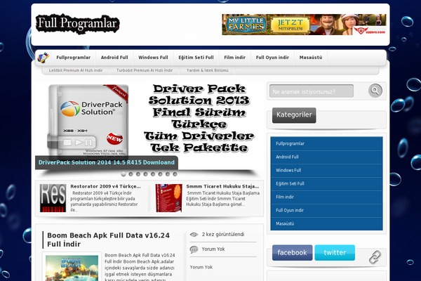 fullprogramlar.net site used Ecceplusv3