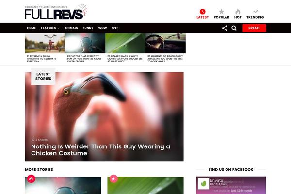 Magic Mag theme site design template sample
