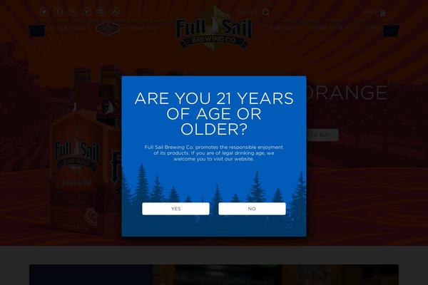 Site using Age-gate plugin