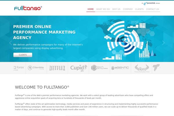 fulltango.com site used Exponential
