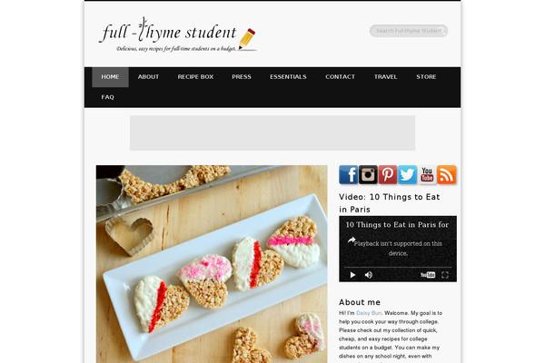 Pinboard Child theme site design template sample