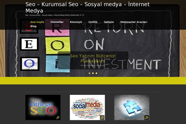Nature One theme site design template sample