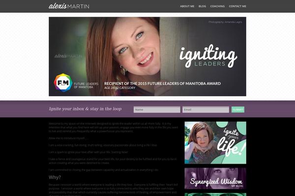 Alexis theme site design template sample
