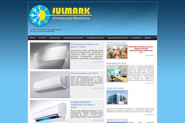 Default theme site design template sample