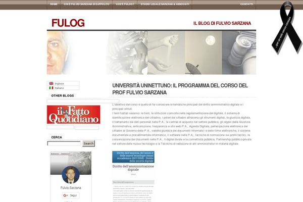 Site using Twiget Twitter Widget plugin