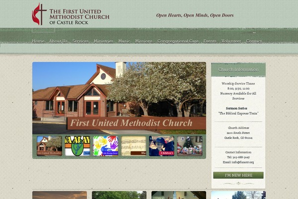 Ezekiel theme site design template sample
