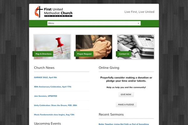 Risen theme site design template sample
