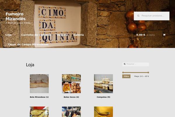 Storefront theme site design template sample