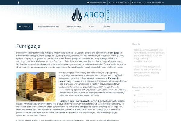 Exception theme site design template sample