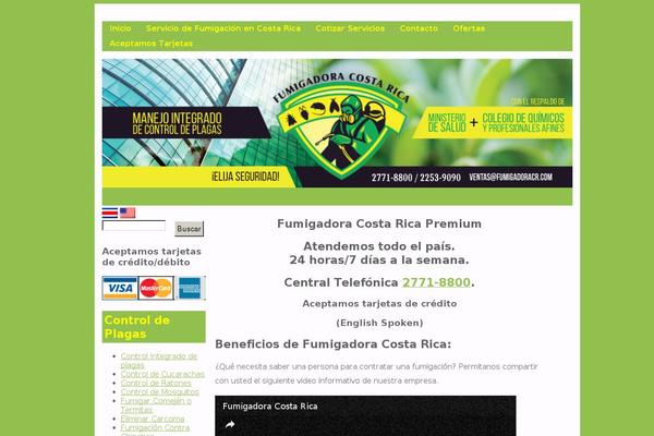 fumigadoracr.com site used Fumigadoracostarica