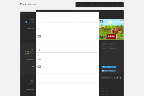 monochrome theme site design template sample