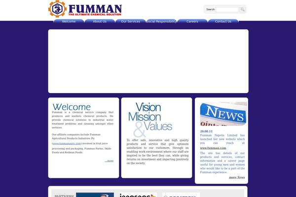 Glossyblue theme site design template sample
