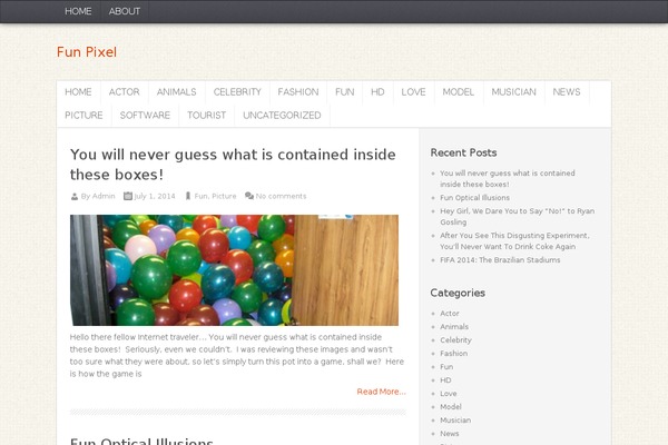 Arcade Basic theme site design template sample