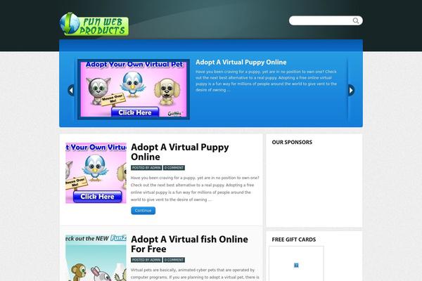 Calypso theme site design template sample