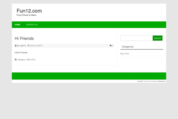 Forestly theme site design template sample