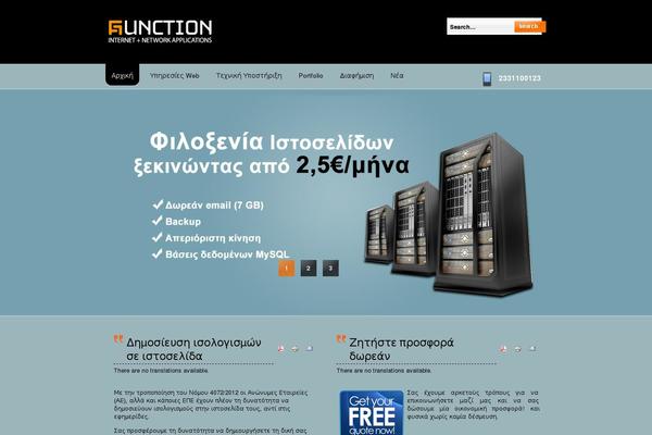 Almasi theme site design template sample