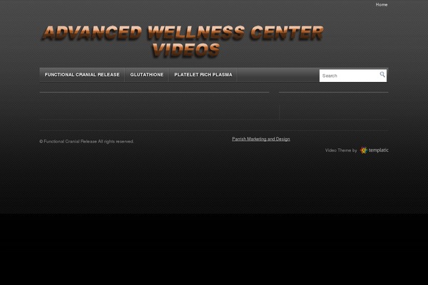 Video theme site design template sample