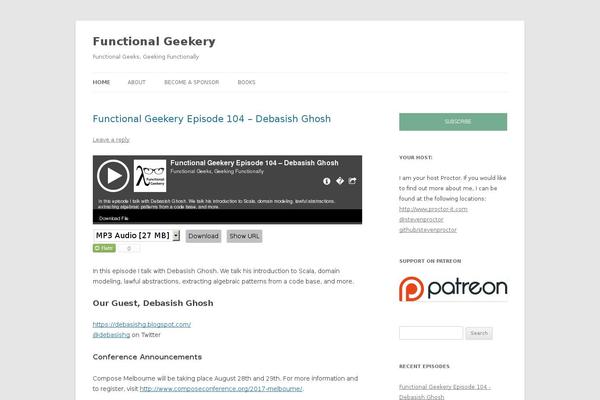 Twenty Twelve theme site design template sample