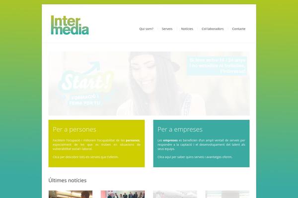 Halsey theme site design template sample