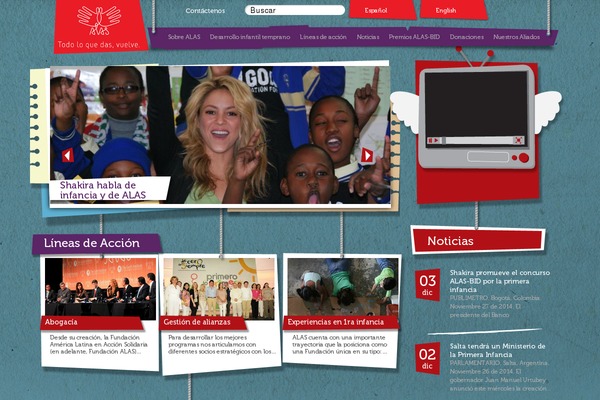 fundacionalas.org site used Alas