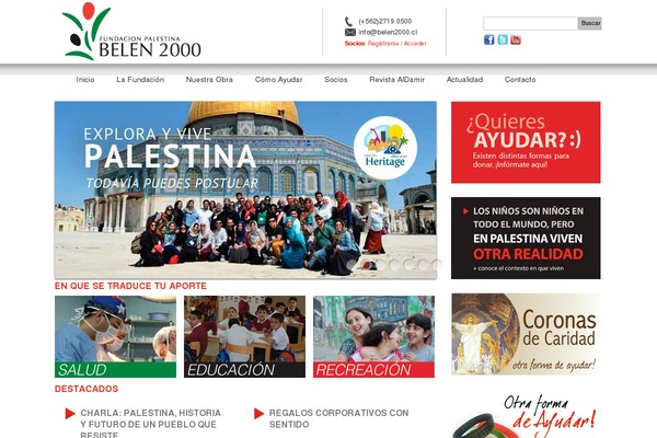 fundacionbelen2000.cl site used Belen