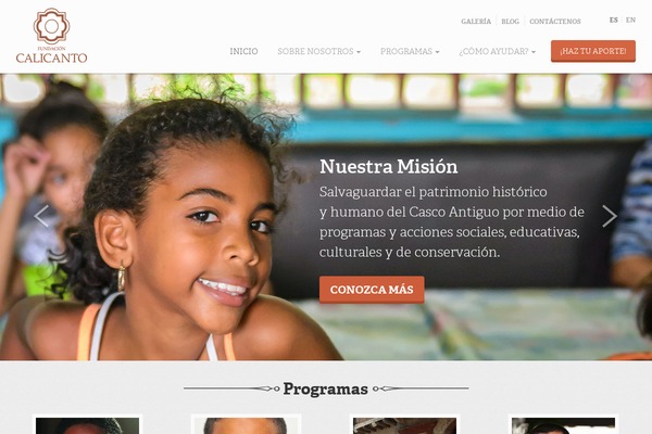 Clarity theme site design template sample