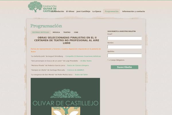 Organic Web theme site design template sample