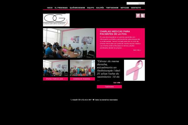 Fog theme site design template sample