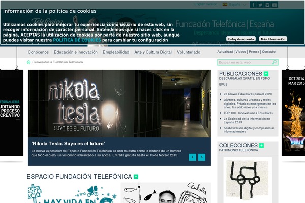fundaciontelefonica.com site used Telefonicawi