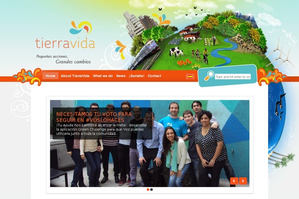 Site using WordPress Team Manager plugin