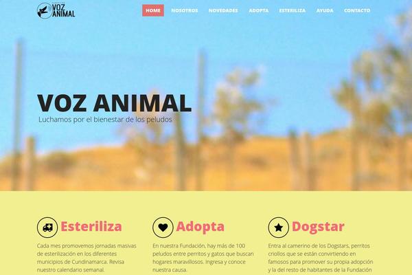 fundacionvozanimal.org site used Adriana