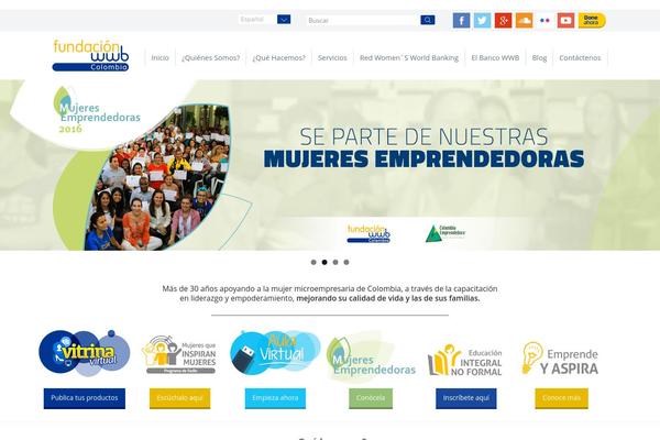 fundacionwwbcolombia.org site used Wwb