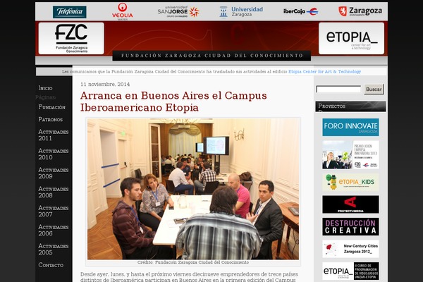 fundacionzcc.org site used Zcc