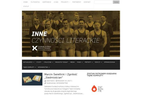 fundacja-karpowicz.org site used Splash