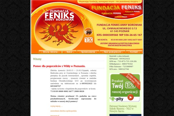 fundacjaannyborowiak.pl site used Glossyblue1-3-pl