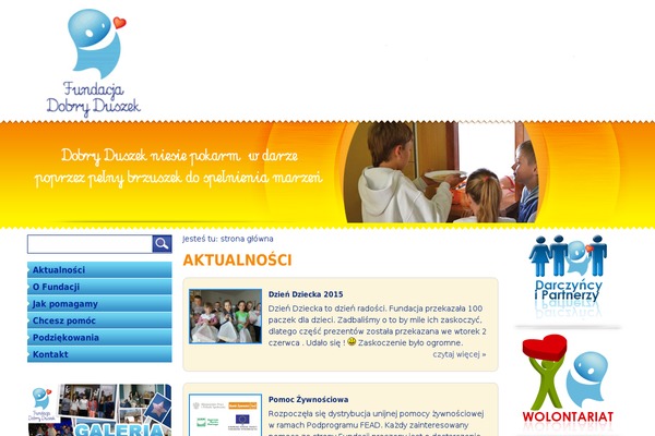 fundacjadobryduszek.pl site used Klient