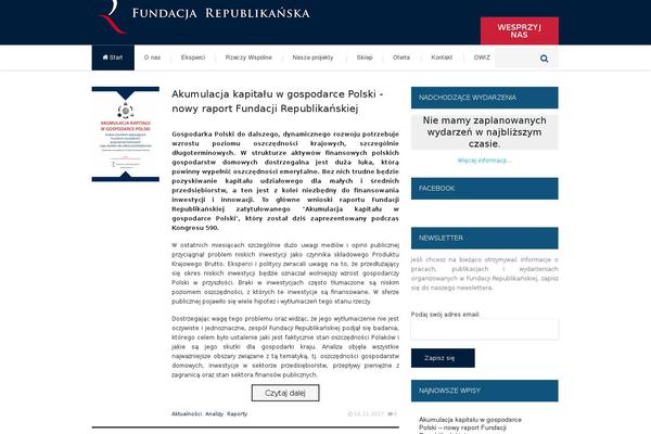 fundacjarepublikanska.org site used Fundacja-republikanska-theme