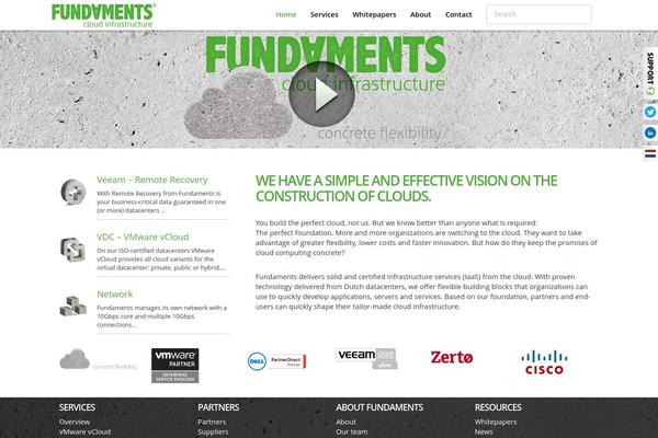 fundaments theme websites examples