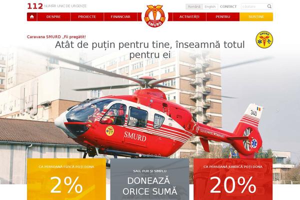fundatiapentrusmurd.ro site used Smurd